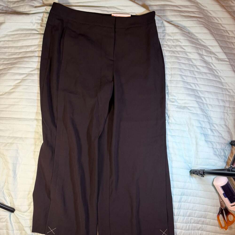 Ann Taylor Factory The Drapey Wide Leg Crop Pants